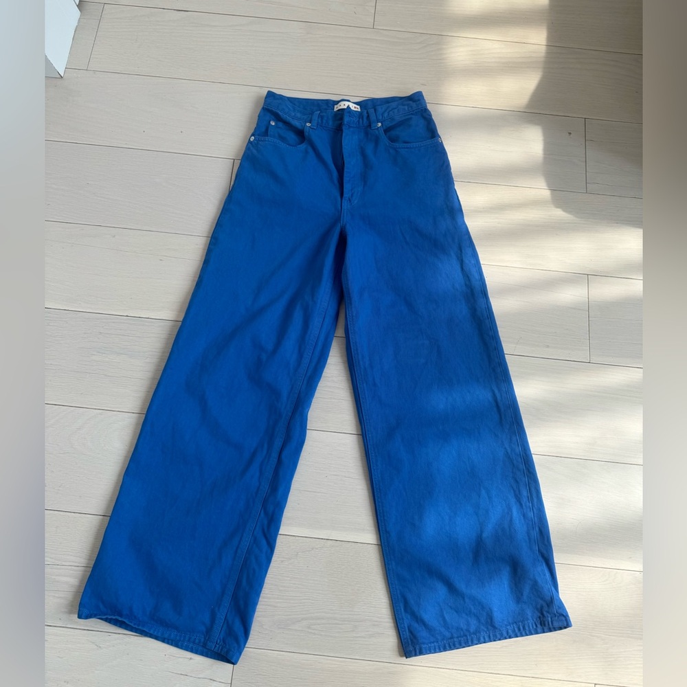 Uniqlo Women's Blue Flare & Wide Leg Jeans